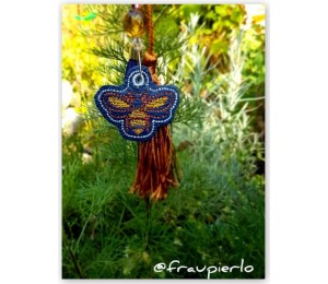 Stickdatei - ITH Anhänger Biene